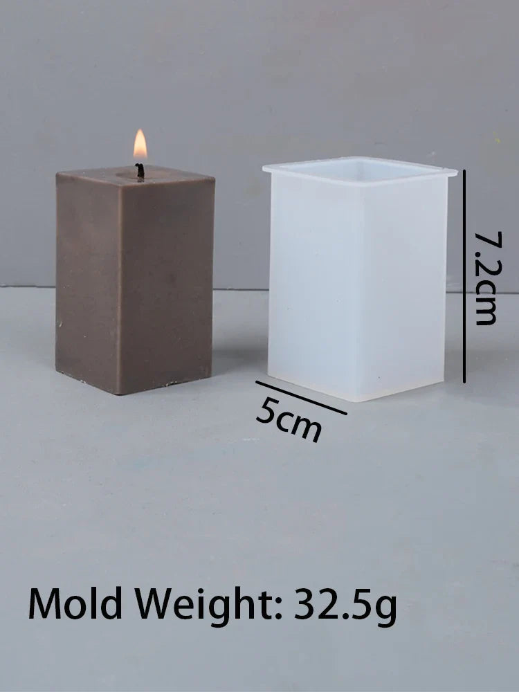 Creativa 3D Silikonform Set | Geometrische Gießformen | Für Kerzen & Seifen | Flexibel & Wiederverwendbar