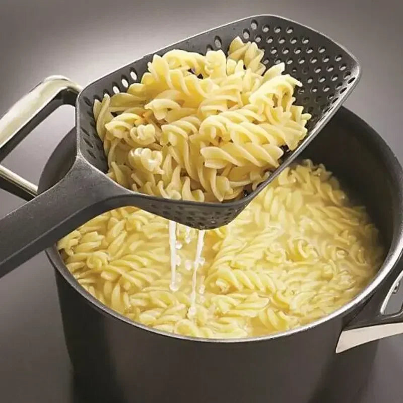 SiftMate MultiScoop | Schöpfkelle mit Sieb | Hitzebeständig & BPA-frei | Für Kochen, Abgießen & Frittieren