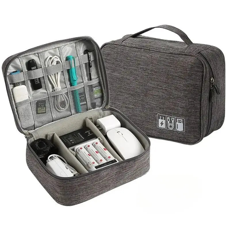 TascaFlex Organizer | Reise-Kabeltasche & Gadget-Case | Wasserabweisend & Vielseitig | Oxford-Gewebe