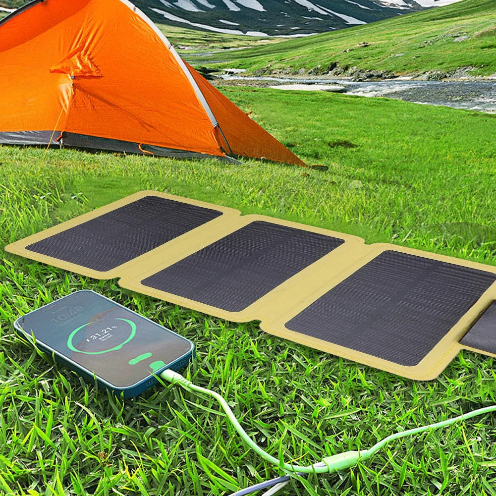 SolarNomad Pro | Faltbares Solarladegerät | Hochmoderne Solartechnologie | Wetterfest & Kompakt