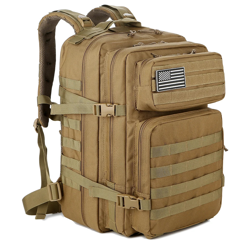 AdventurePro 45L Rucksack | Robustes Design | Molle-System | Komfortables Tragesystem