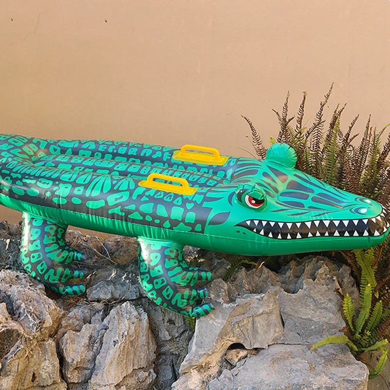 AquaBeast | Krokodil-Schwimmtier | Realistisches Design | Robustes PVC-Material