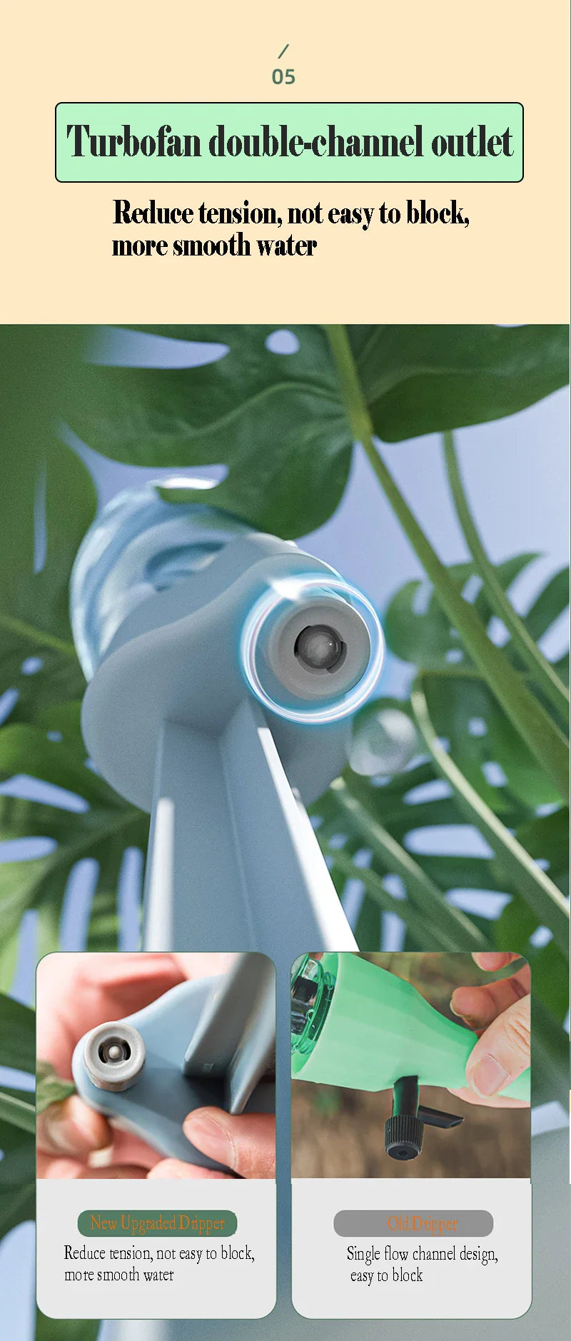 AquaLeaf Bewässerungssystem | Automatische Tropfbewässerung | Passend für PET-Flaschen | Für Topf & Balkon