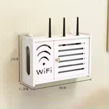 TechEase | Wandregal für Elektronik | Platzsparend & Belüftet | Modernes Design