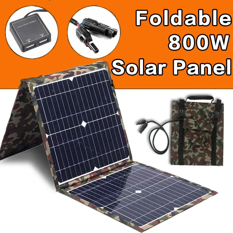 SolarionX | Faltbares Solarpanel-Set | 800W & MPPT-Technologie | Für Outdoor, Camping & Notstrom