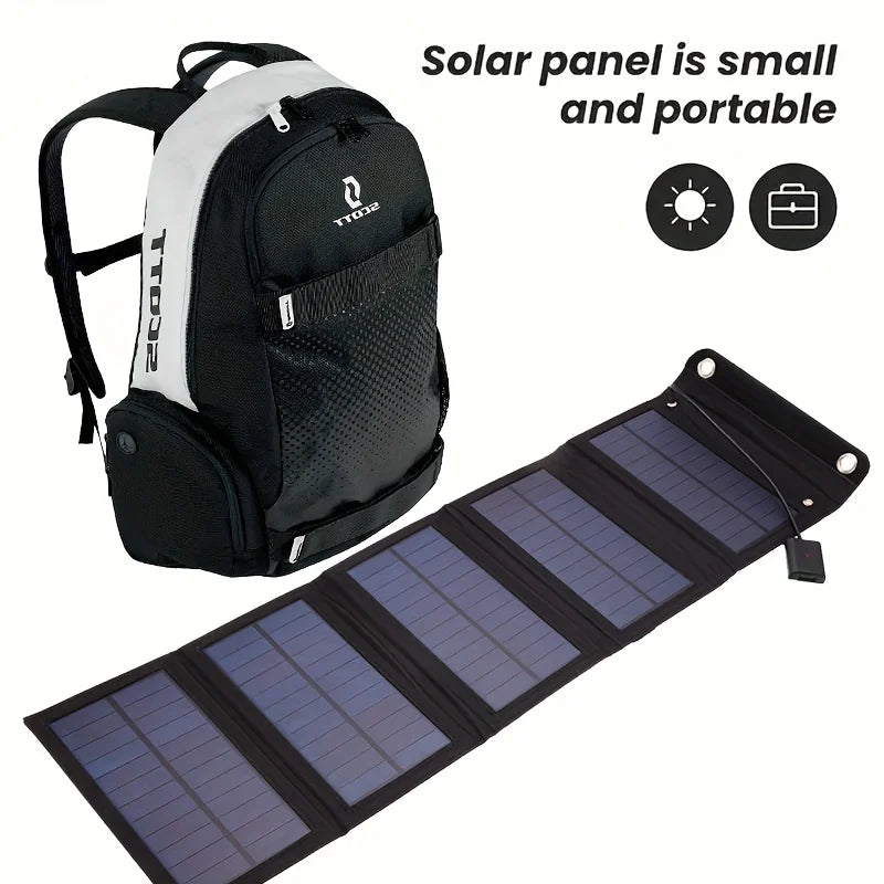 Solariq FoldPanel 30 | Faltbares Solarpanel | 30W USB | Wasserdicht & Mobil