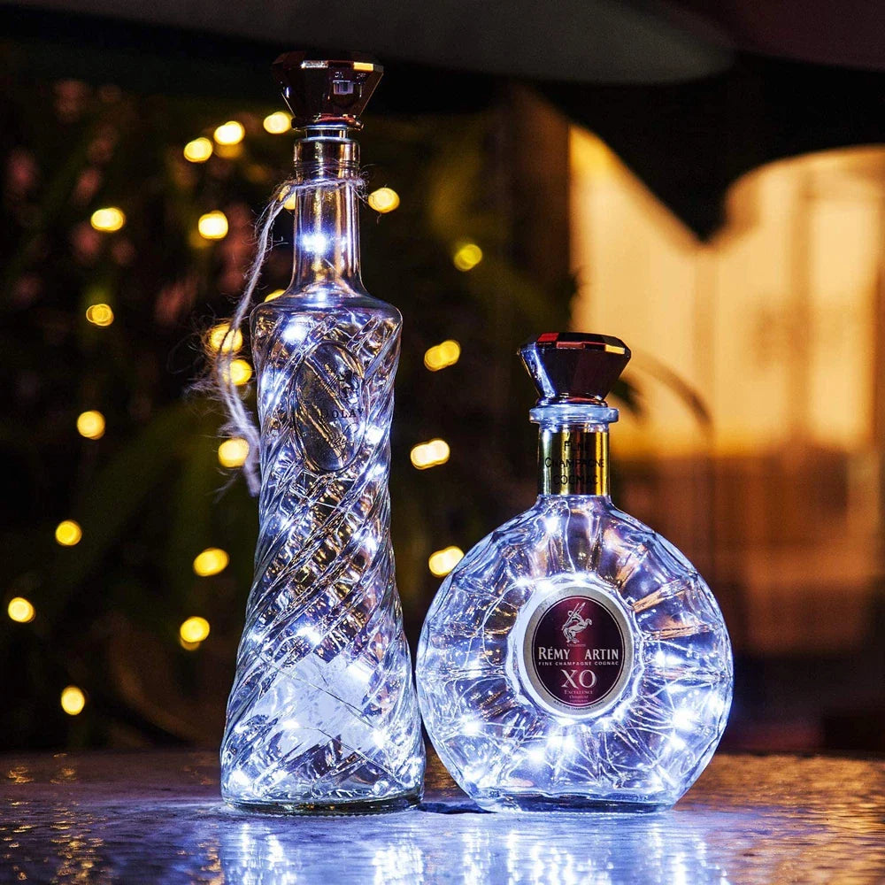 GlowBottle | Solar Flaschenlicht | Kupferdraht Lichterkette | Flexibel für Dekoration & Events