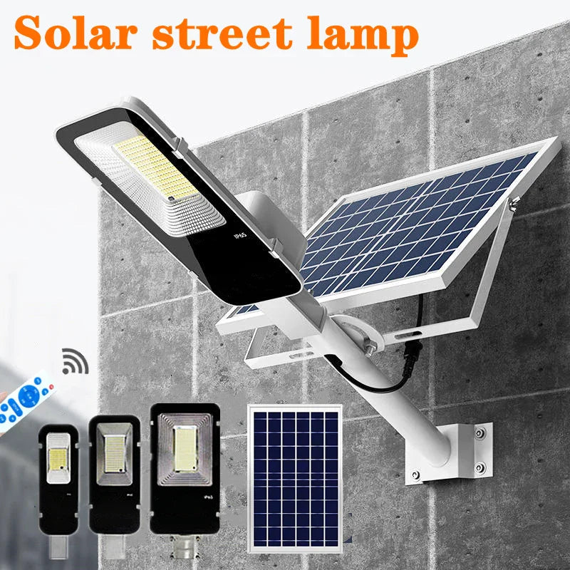 SolarMaxx LED-Straßenleuchte | 300W Leistung | Automatische Dämmerungserkennung | Wetterfest