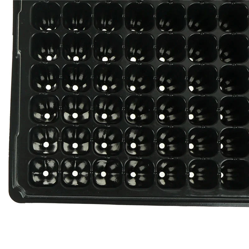 PlantGrow 200er Anzuchtplatte | PVC Keimschale mit Drainage | Wiederverwendbar | Für Gemüse, Kräuter & Obst