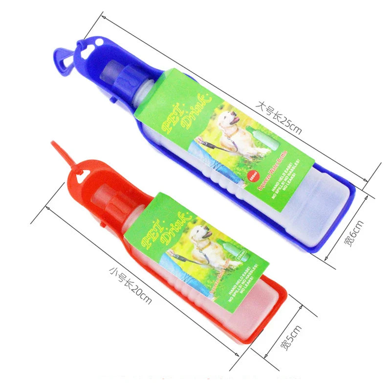 Hydripet Travel Bottle | Faltbar & Leicht | Für Hunde & Katzen | Mit integriertem Napf | Ideal für Unterwegs