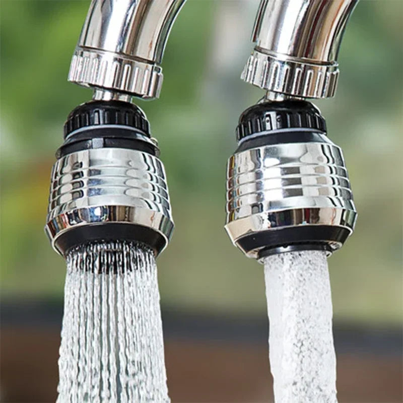 Clearivo AquaSpin | 360° Wasserhahn-Aufsatz | 2 Strahlmodi | Spritzschutz & Wassersparfunktion | Für Küche & Bad