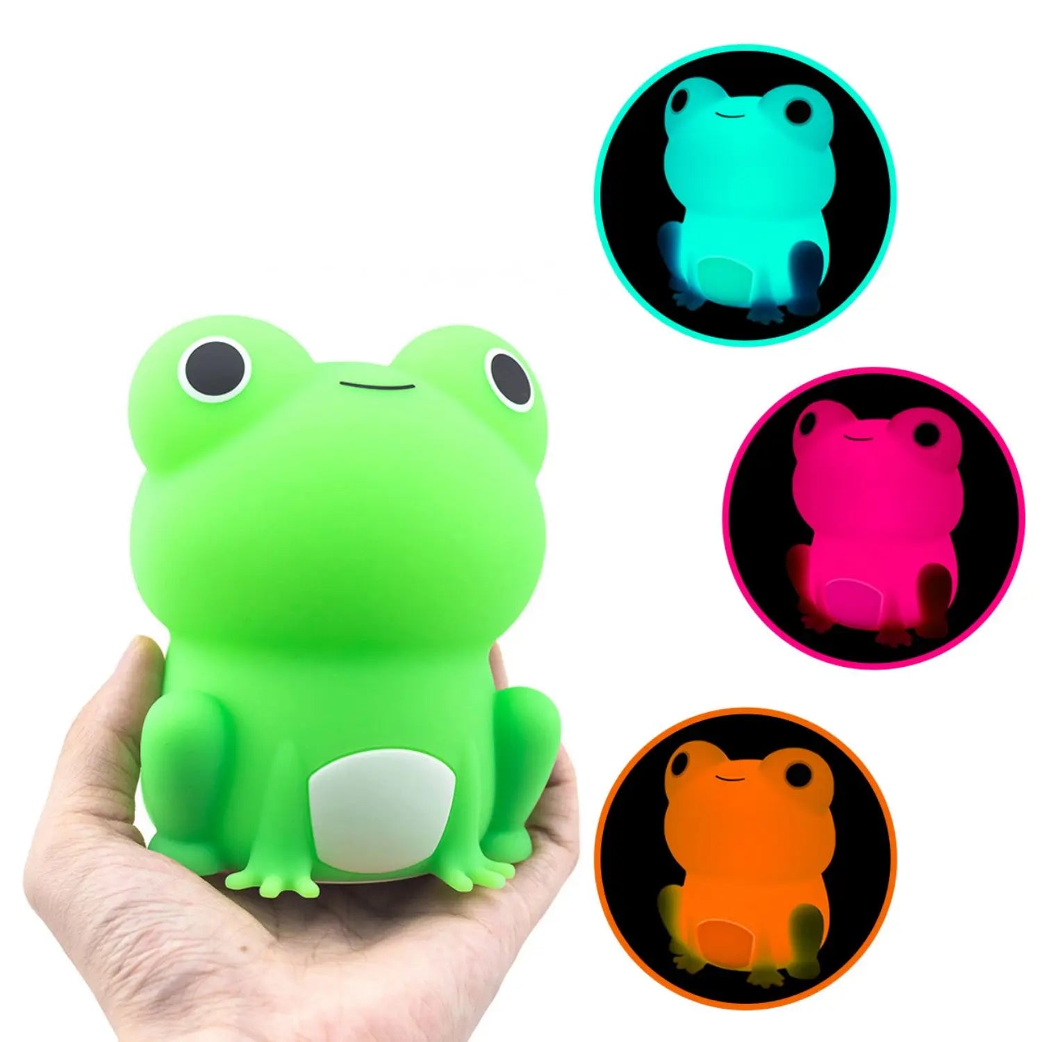 Froggle Nachtlicht | Touchsteuerung & Timer | BPA-frei & Multifunktional