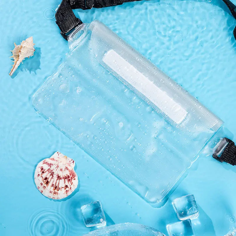 DryGo Wasserdichte Hüfttasche | 3-Fach Versiegelt | Verstellbarer Gurt | Für Strand & Outdoor
