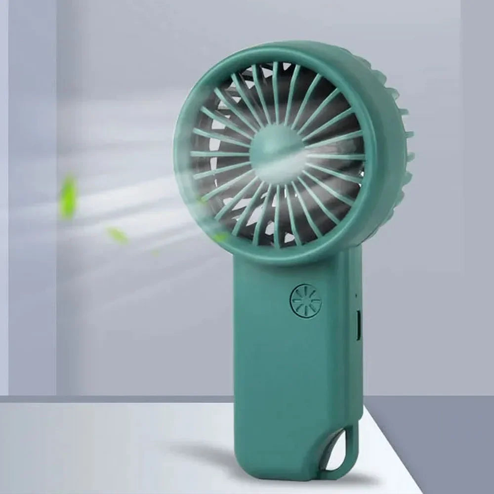 Brisola Mini-Handventilator | Kompakt & Leise | USB-Aufladung & 3 Geschwindigkeitsstufen
