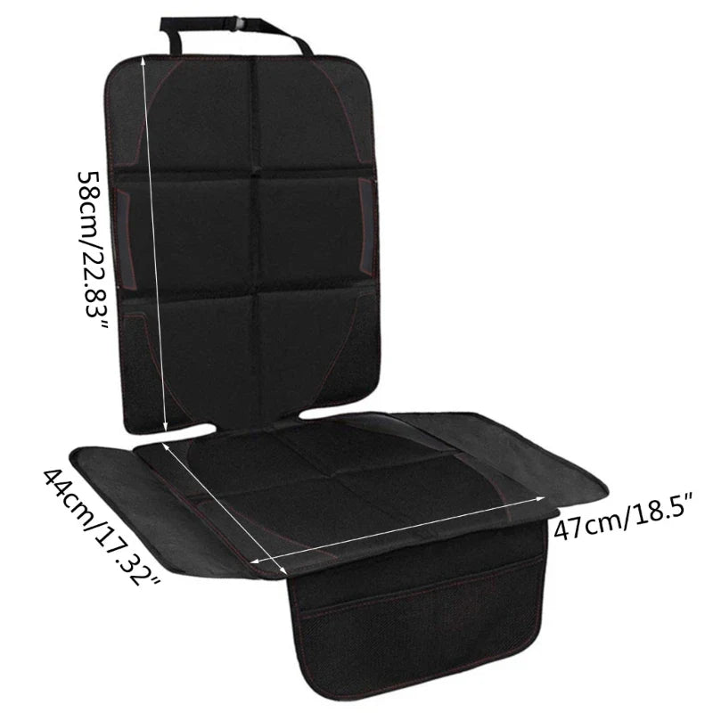 SeatShield Pro Autositzschoner | Wasserdicht & Rutschfest | Mit Taschen | Oxford-Material Schwarz