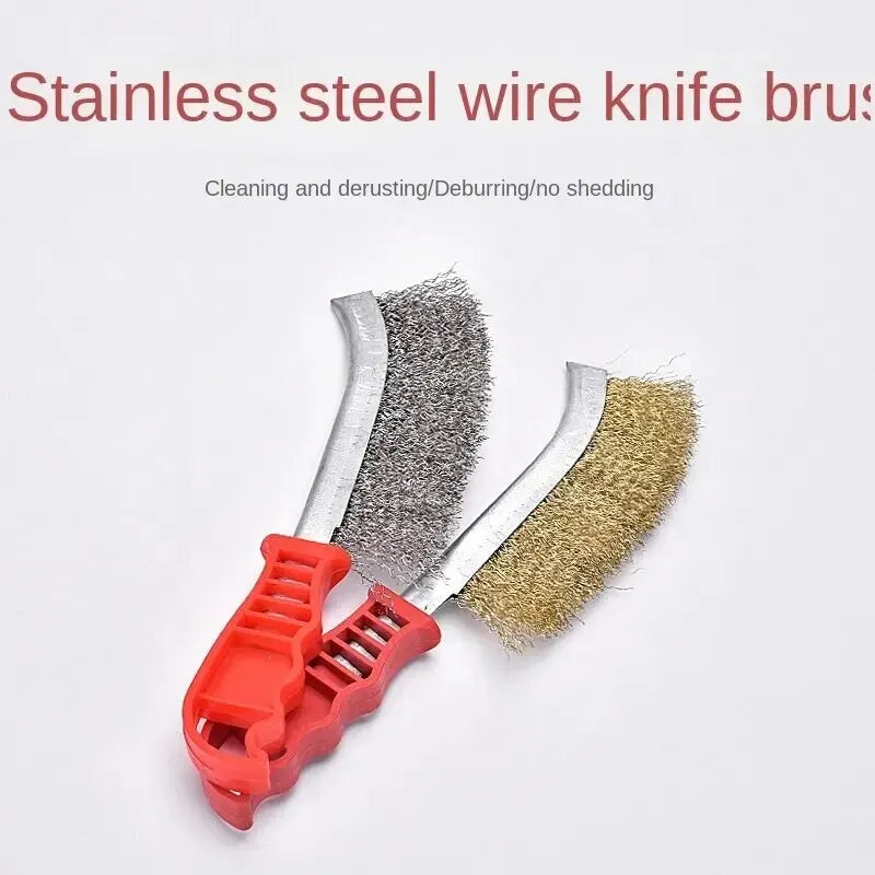 GrillGleam BrushPro | Edelstahl Drahtbürste | Hitzebeständig & Ergonomisch | Für BBQ & Reinigung