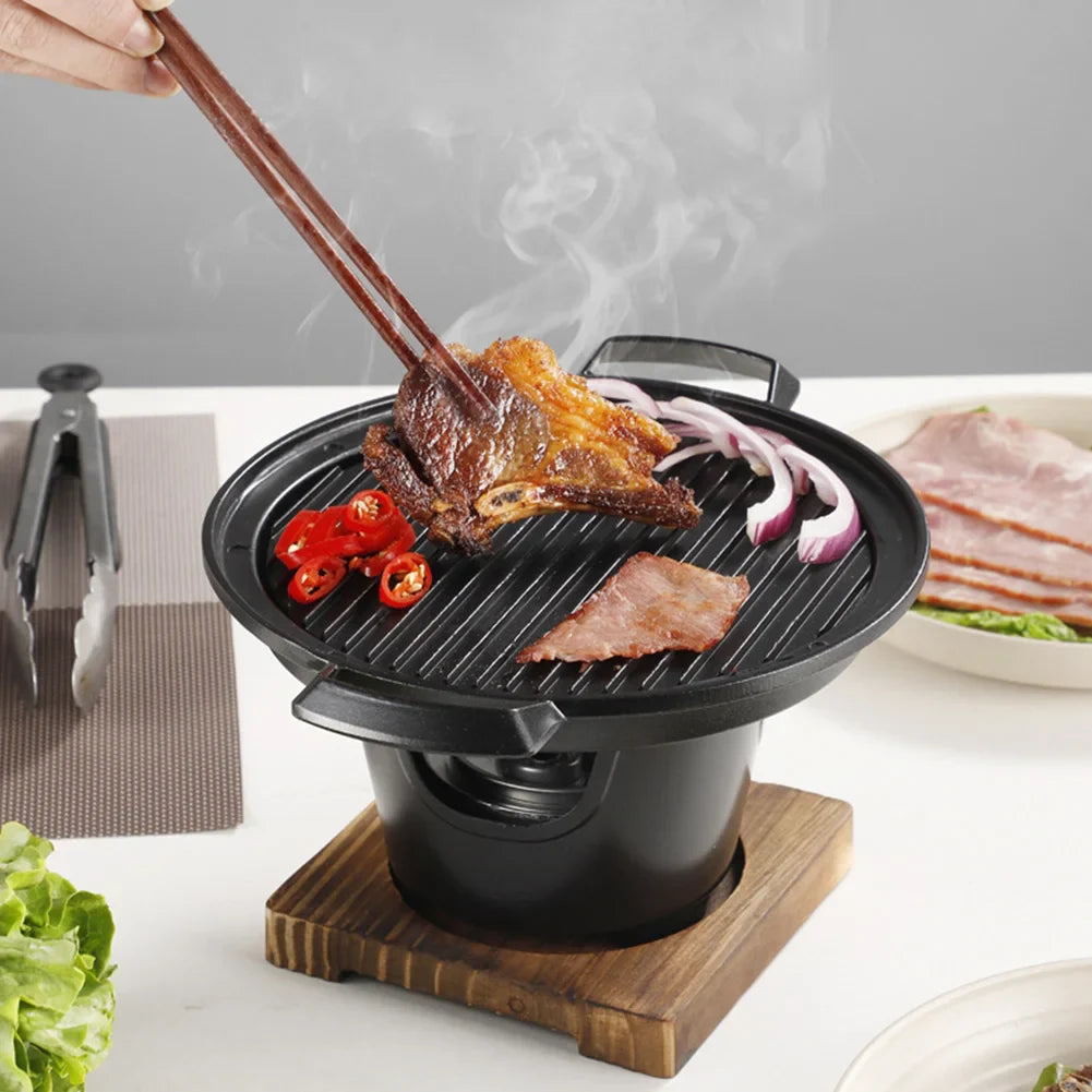 ZenGrill | Mini-Holzkohlegrill | Rauchfrei & Kompakt | Ideal für Balkon & Camping | Perfekte Hitzeverteilung