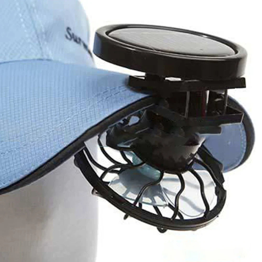 SunBreeze ClipFan | Solarbetriebener Lüfter | Kompakt & Tragbar | Für Outdoor-Aktivitäten