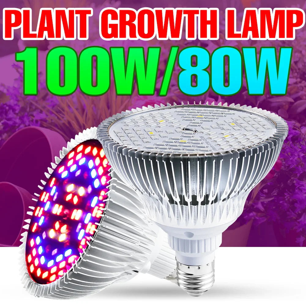 PlantLux | Vollspektrum LED Pflanzenlampe | Für Gesundes Wachstum | Effizient & Energiesparend
