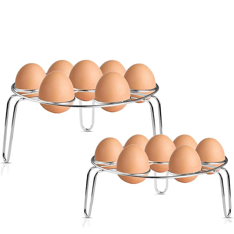 Eggura | Eier-Dampfgar-Rack | Edelstahl, 7er-Kapazität, Vielseitig | Küche & Meal Prep