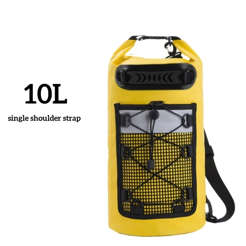 AquaSafe DryBag | Wasserdicht | Rolltop-Verschluss | PVC | 10L-30L