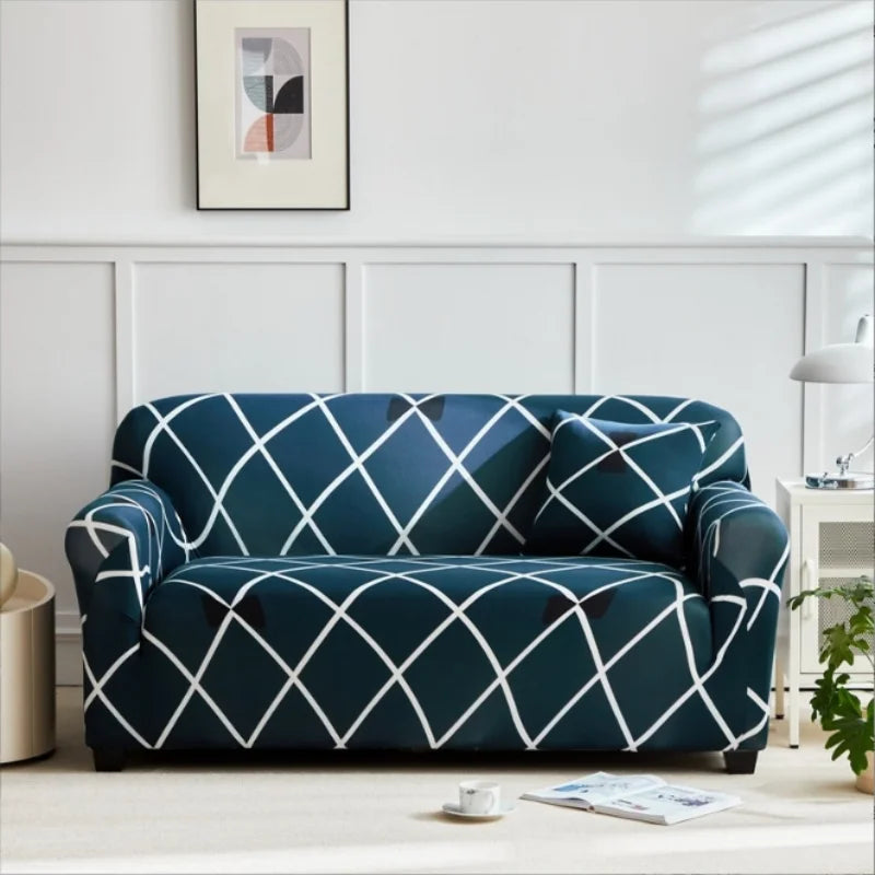 FlexiHome Stretch-Sofabezug | Zeitgemäße Passform | Umfassender Schutz für 1–4-Sitzer-Sofas | Waschbar & Trendig