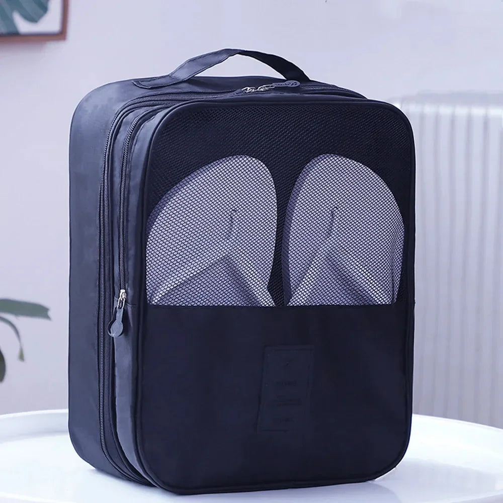 Packoro Schuhorganizer | Für 3–4 Paar | Wasserabweisend & Kompakt | Reise & Alltag