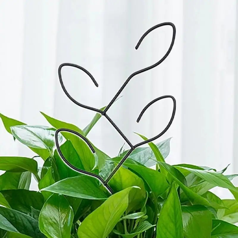 GreenSpire Metall-Rankhilfe für Kletterpflanzen | Rostfrei & Stabil | Für Innenräume & Garten | Dekoratives Blätterdesign