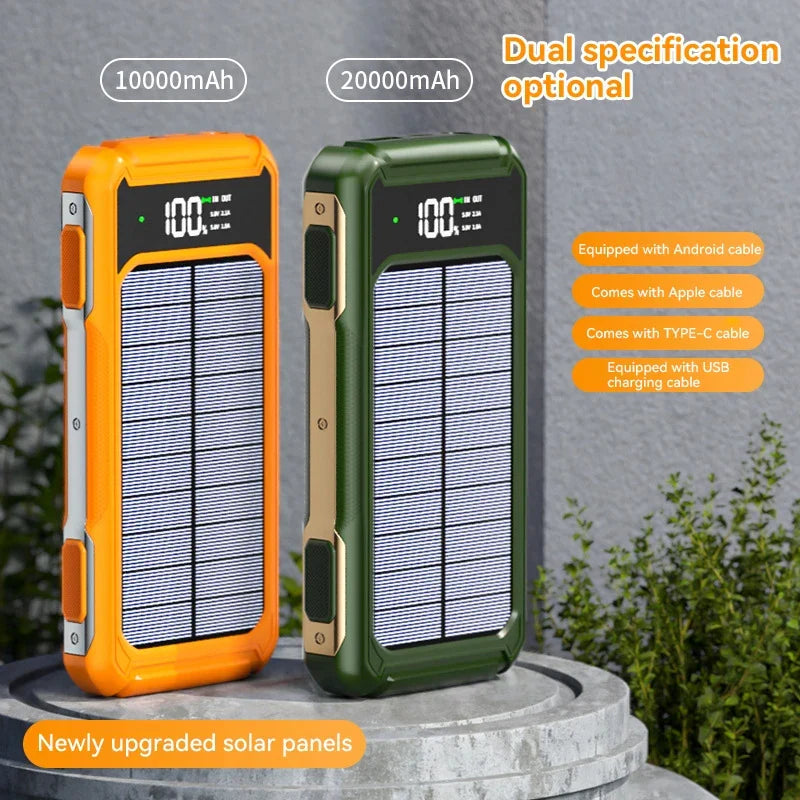 Voltora 200K | Solar Powerbank | 200.000mAh Kapazität | Wiederaufladbar & Kompakt