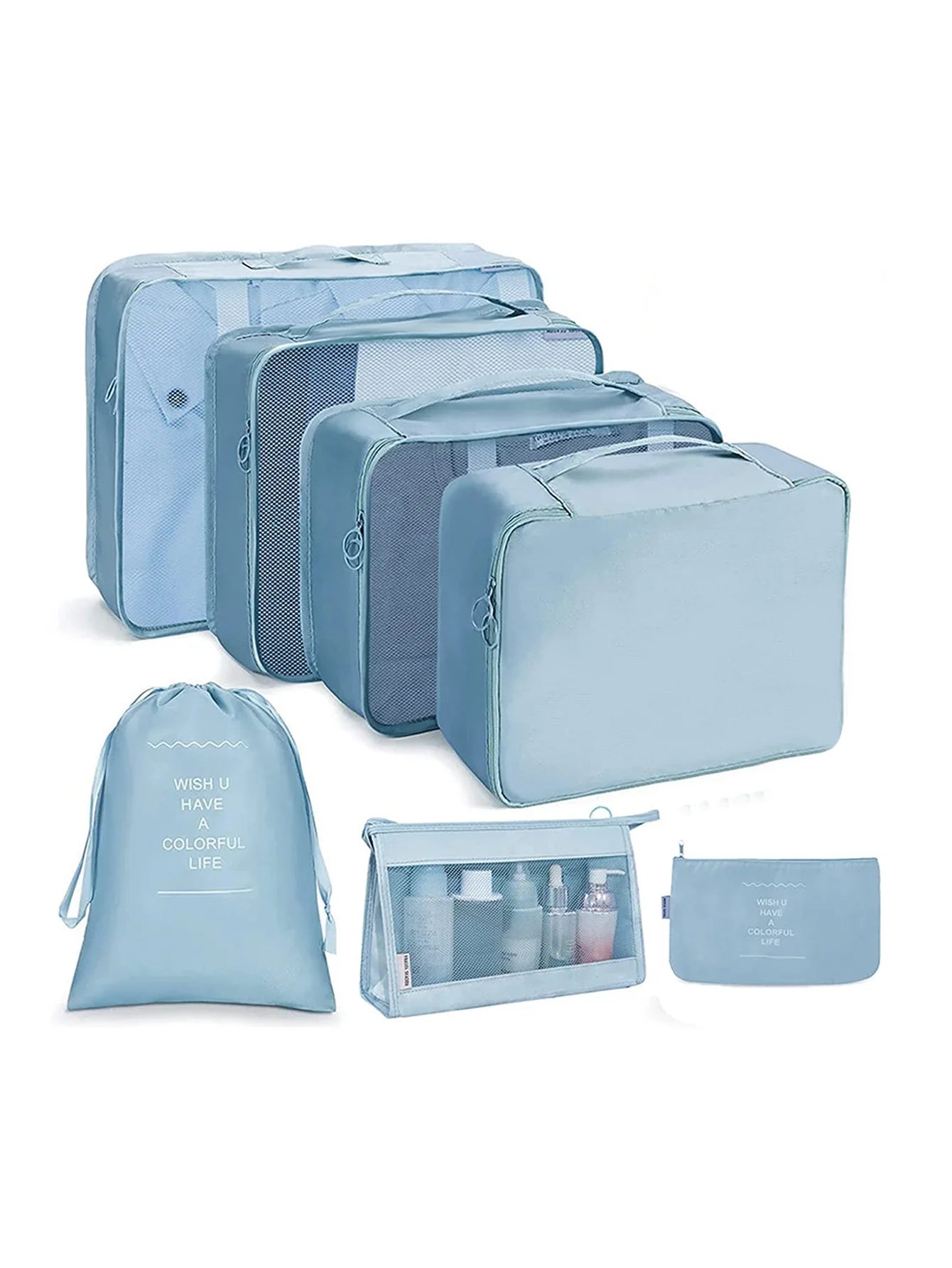 TravelPro Organizer Set | Platzsparend & Umweltfreundlich | 7-10 Teile für Perfekte Ordnung