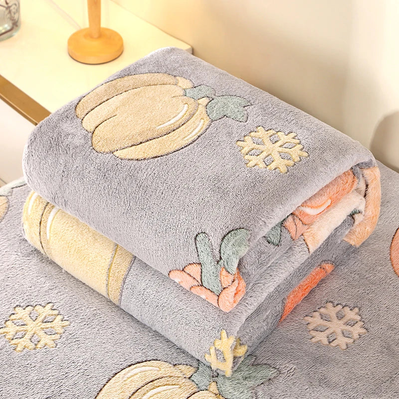 Fleuralux Kuscheldecke | Flauschige Decke mit Blumenmuster | Weiche Heimdecke für Bett, Sofa & Reisen | Hautfreundlich & Leuchtende Farben