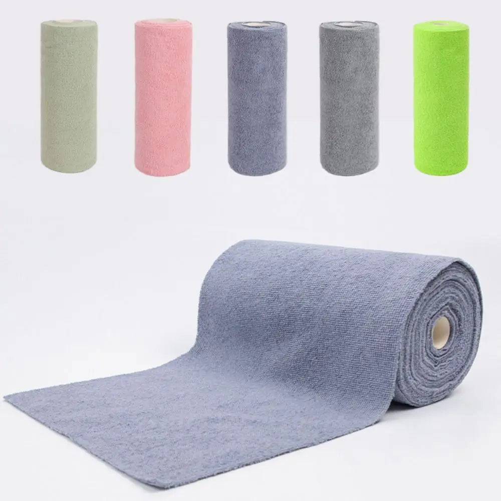 EcoTissu Rolle | Mikrofasertücher Wiederverwendbar | 20 Blatt | Waschbar & Fusselfrei