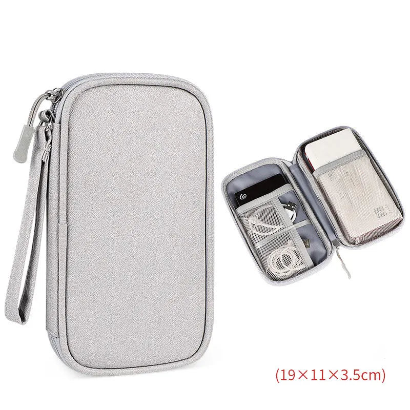 Tekvanta GearPouch | Organizer-Tasche Digital | Kompakt & Nachhaltig | Für Kabel & Zubehör