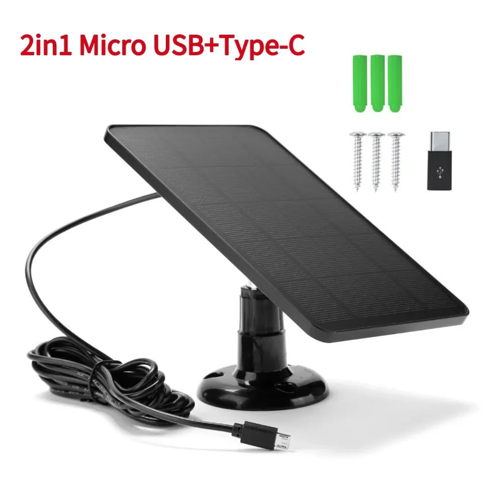 Voltaro Solarpanel 10W | Micro-USB | IPX6 Wetterfest | Für Kamera & Lichtsysteme