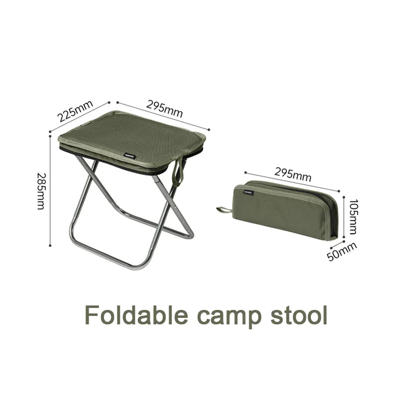 Campulux Klappstuhl | Gepolstert & Faltbar | Ultraleicht & Stabil | Für Outdoor & Reisen