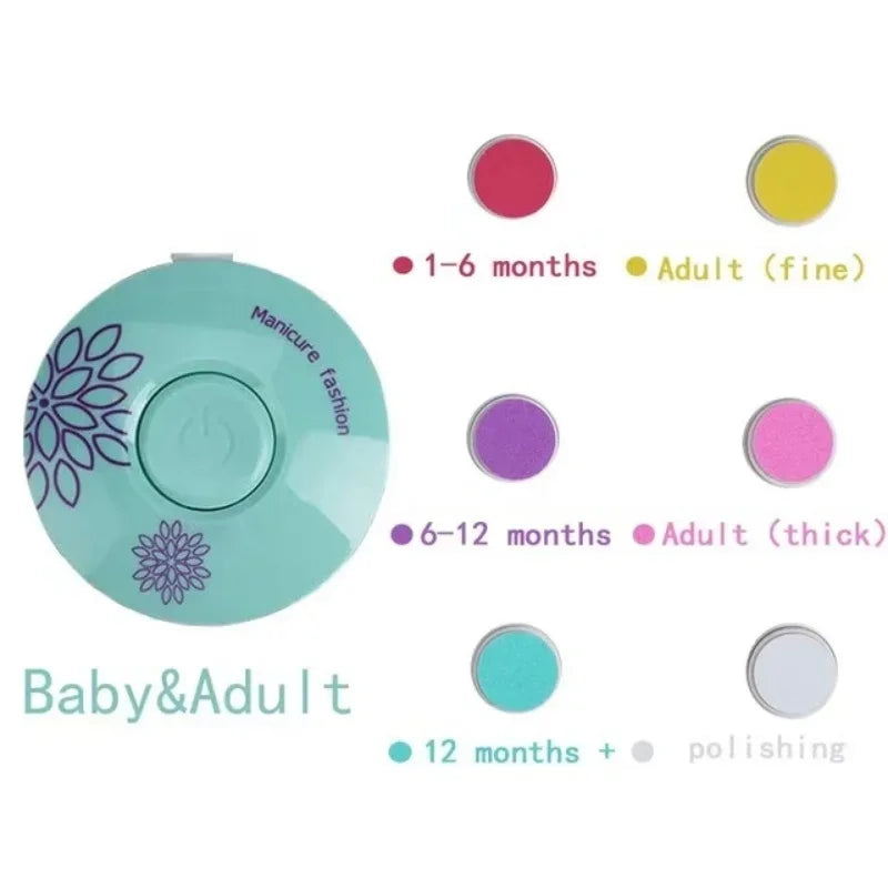 Mimilux | Elektrischer Nageltrimmer | Sanft & sicher | Für Babys & Kleinkinder
