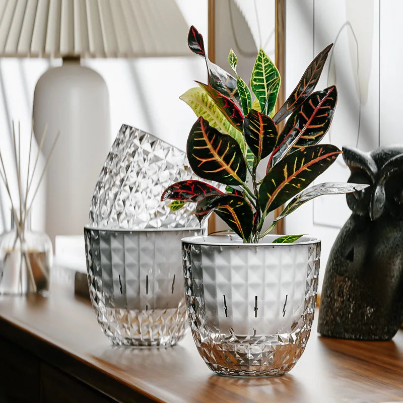 AquaLeaf | Selbstbewässernder Blumentopf | Modernes Design | Für Jeden Raum