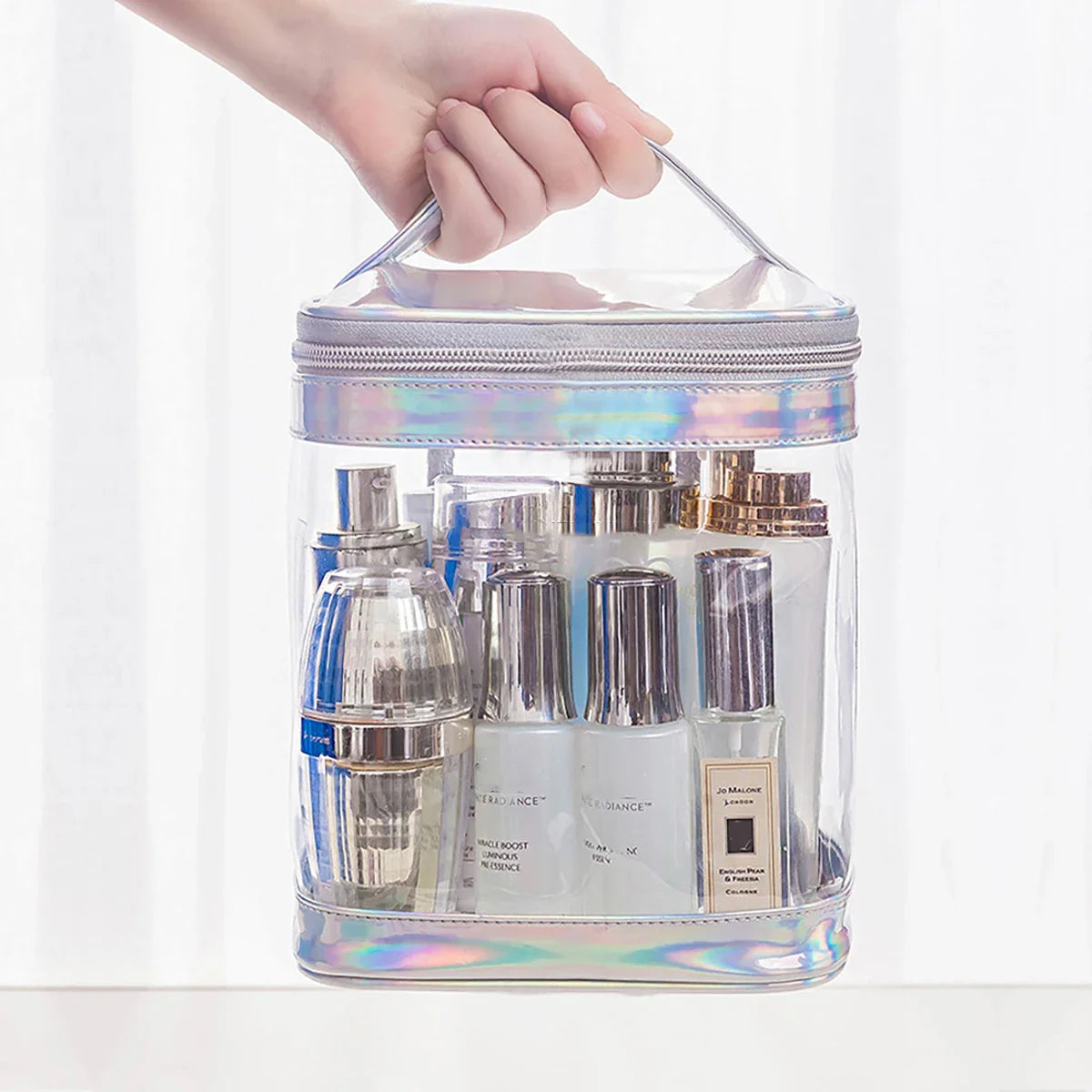 ClearPack Kosmetiktasche | Transparent & Wasserdicht | Praktisch für Reisen