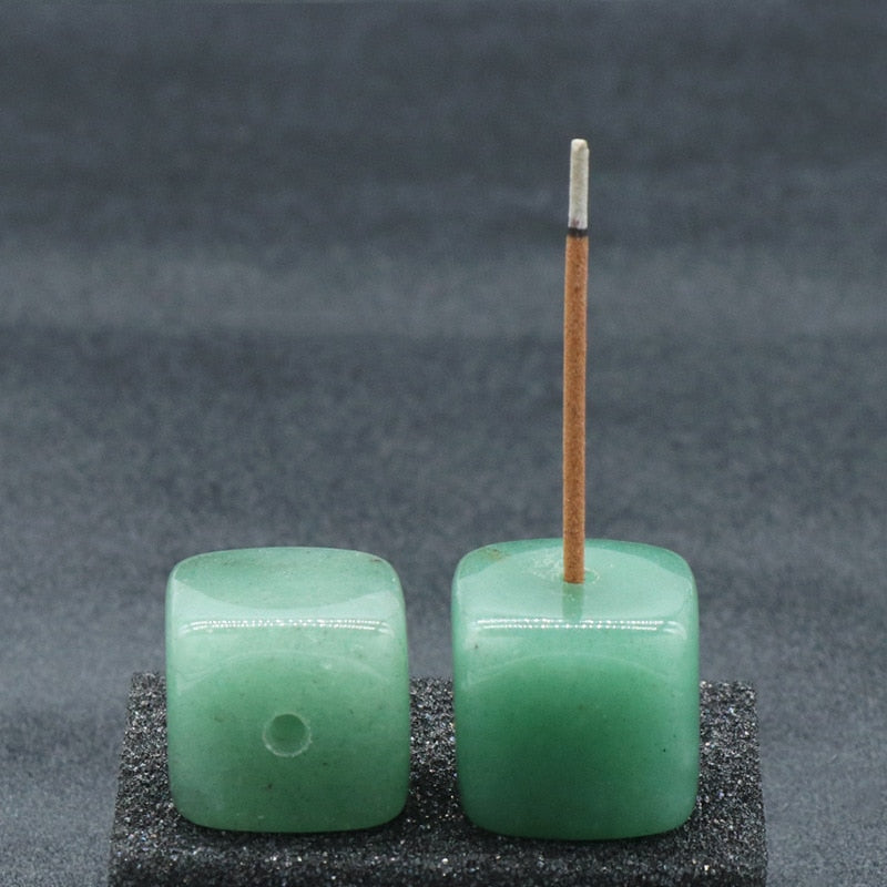 StoneAura Incense Holder | Edler Räucherstäbchenhalter aus Naturstein | Heilige Energie für dein Zuhause