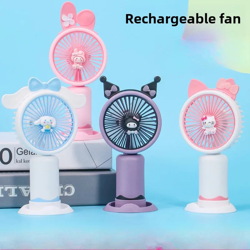 Luftino Mini Ventilator | Lüfter & Handyhalter | Kompakt & Wiederaufladbar