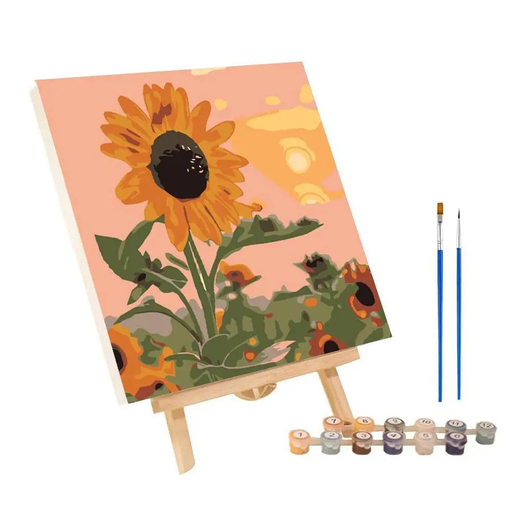 ColorVista | Malset Nach Zahlen | Entspannendes DIY-Kunstwerk | Mit Rahmen