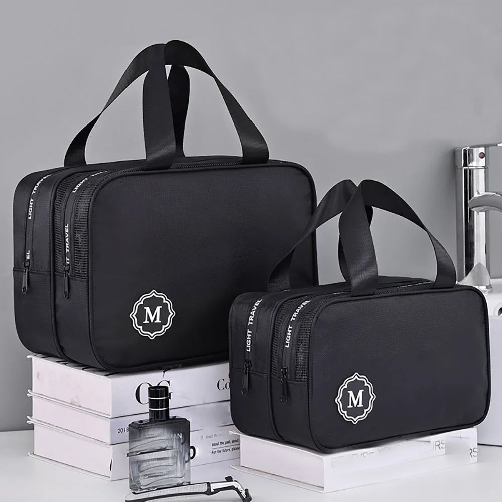 GlobeTidy | Kosmetiktasche für Reisen & Alltag | Nass-Trocken-Trennung, wasserdicht & geräumig | Organisation für Pflegeprodukte & Zubehör