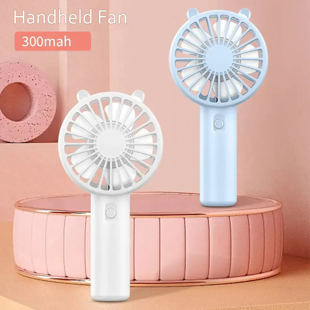 Coolivo Mini Fan | Tragbarer Handventilator | 3 Stufen | USB-Aufladung & Leise