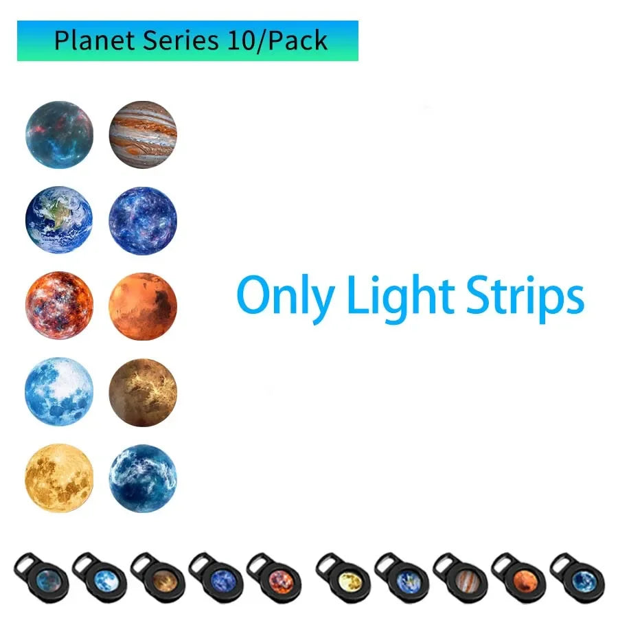 Projektionslampe StarBeam | USB 5V Deckenprojektor | Austauschbare Lichtstreifen | Planet- und Weihnachtsmotive