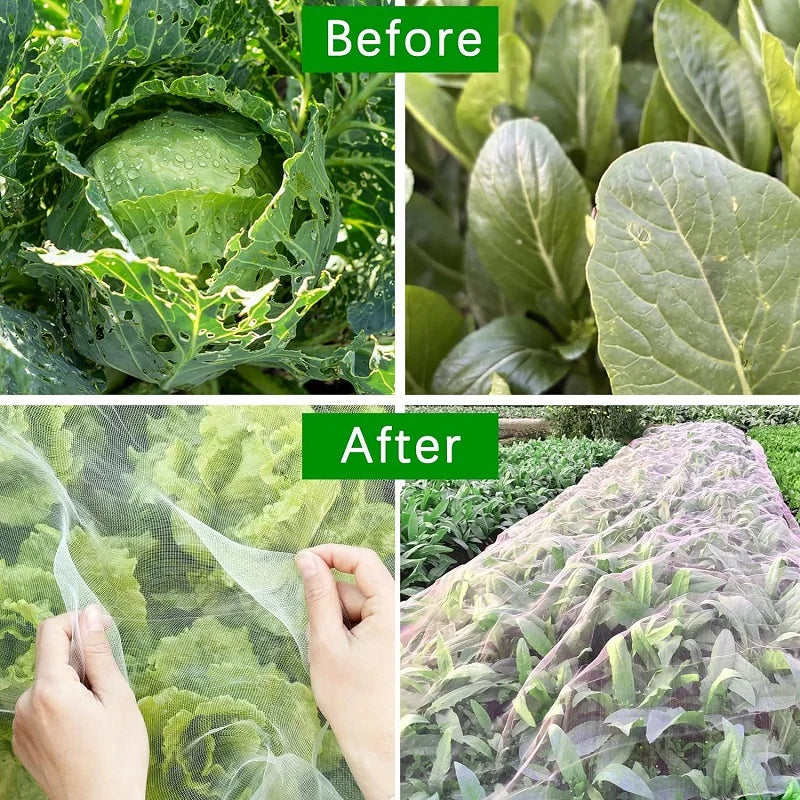 EcoShield | Insektenschutznetz | UV-beständig & Atmungsaktiv | Für Garten & Gewächshaus