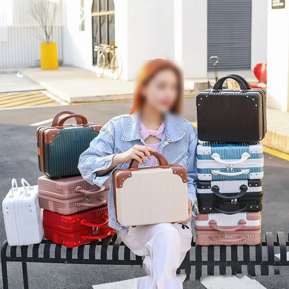 TravelMate Mini-Koffer | Kompakt & Robustes Design | Perfekt für Reisen & Kosmetik