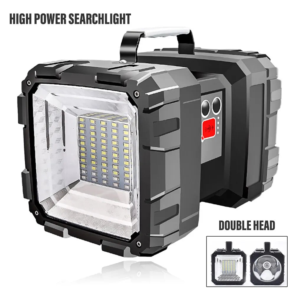UltraBeam | LED-Strahler | 40W Leistung | Powerbank & 7 Lichtmodi