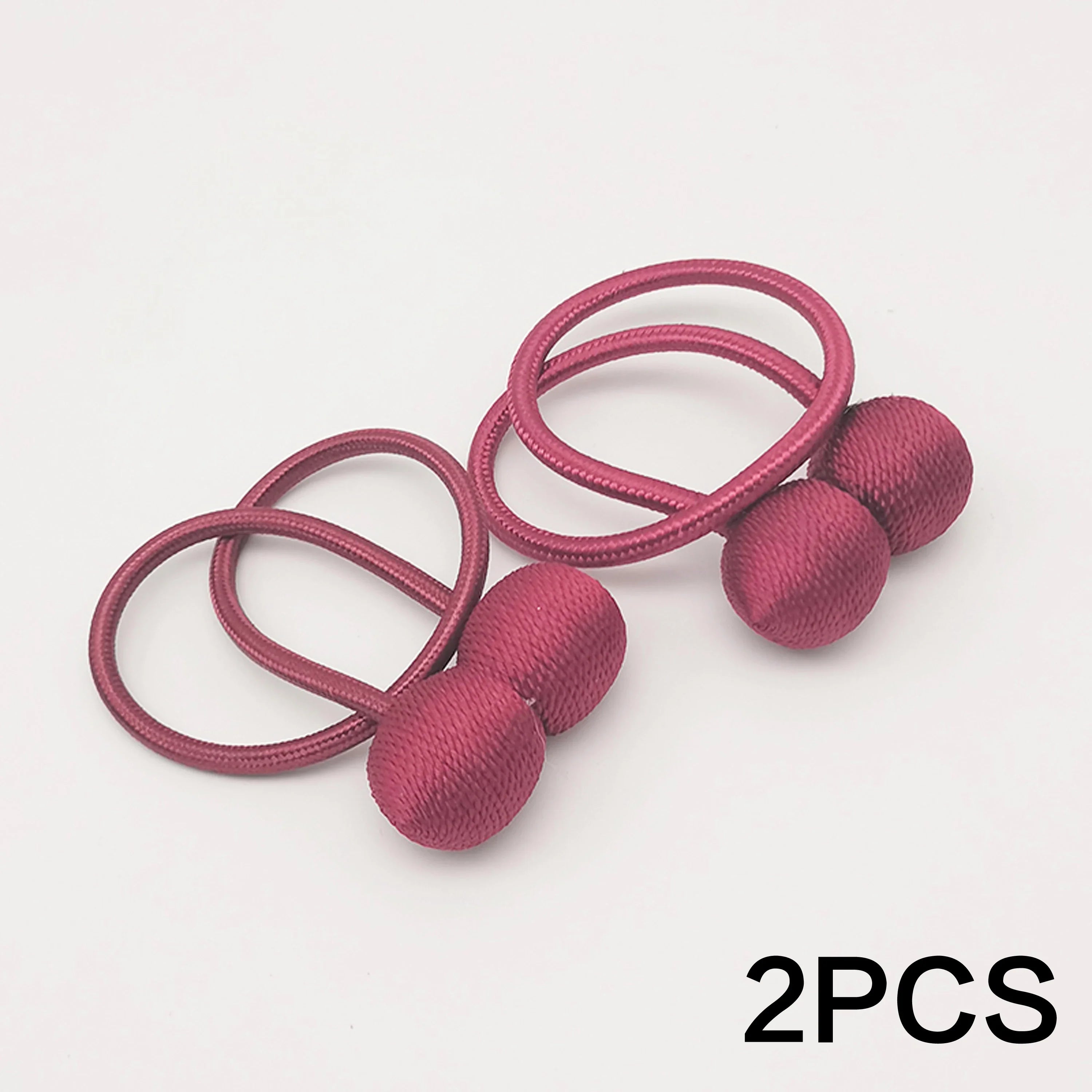 MagnoLuxe Gardinenhalter Set mit 2 Stück | Modernes Design Magnetische Kugel-Gardinenhalter | Flexible Kordelbindungen für Wohnzimmer- und Schlafzimmergardinen