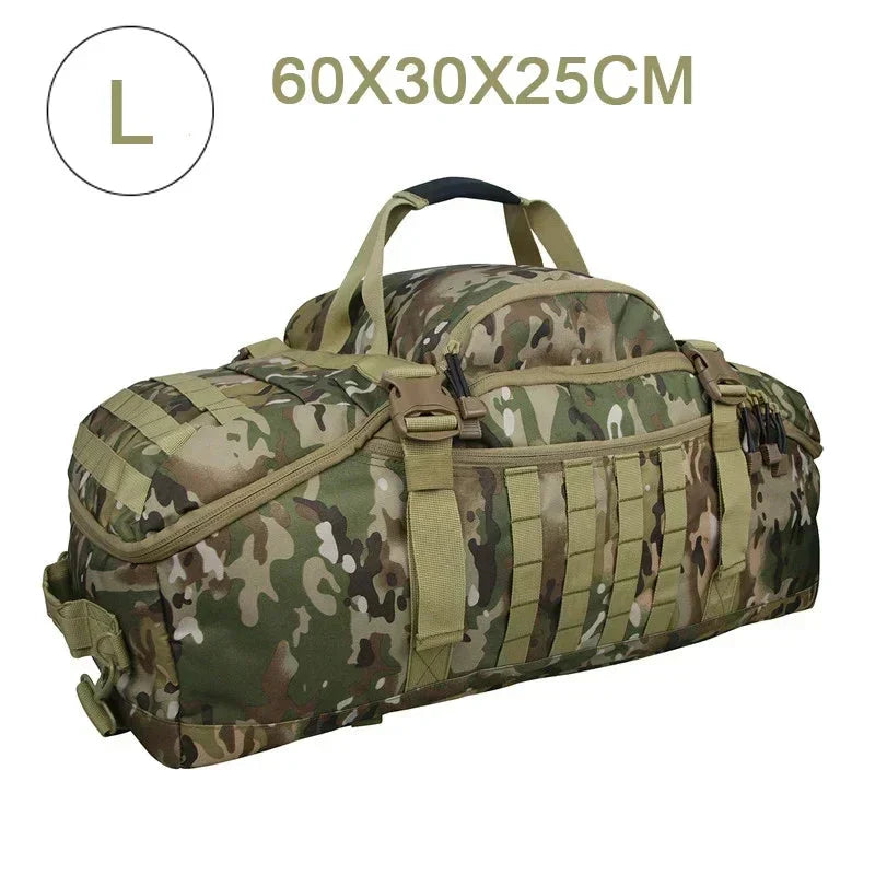 Roventrek | Outdoor Dufflebag 3-in-1 | Wasserdicht & Molle-kompatibel | 40–80L Volumen