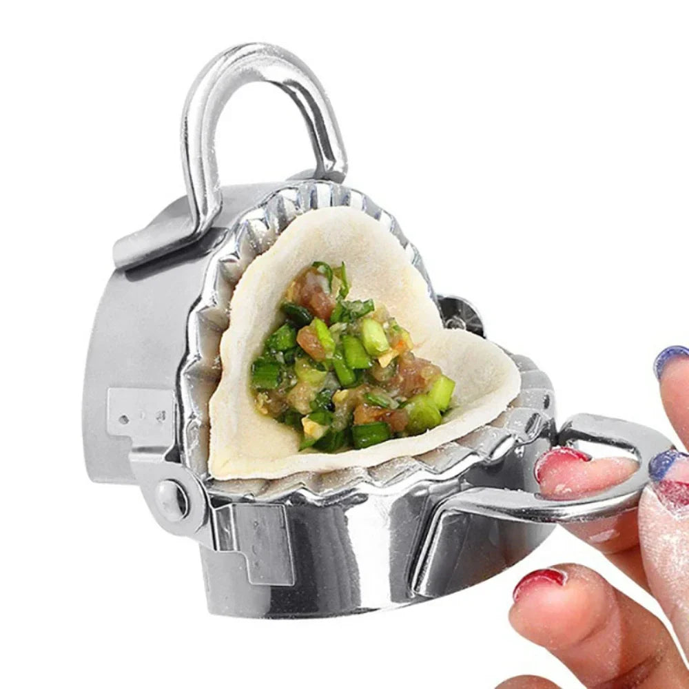 Forminio | Teigtaschenformer Set | 2 Größen | Edelstahl | Für Dumplings, Ravioli & Co.